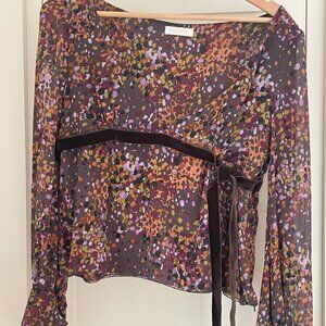 Valentino Vintage 2000's Silk Blouse Size: 12 NWOT